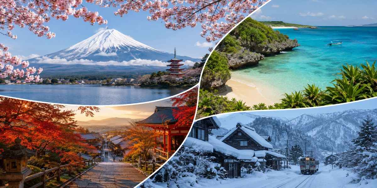 Best Time to Visit Japan across Mount Fuji, Kyoto, Okinawa and Hokkaido